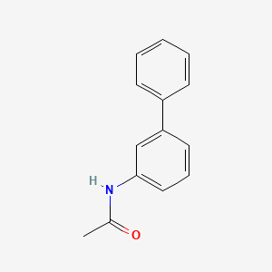 molecular formula C14H13NO B1210742 3-Acetamidobiphenyl CAS No. 2113-54-4