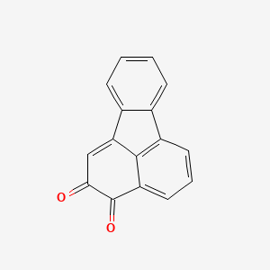 molecular formula C16H8O2 B1210747 fluoranthene-2,3-dione CAS No. 5386-28-7