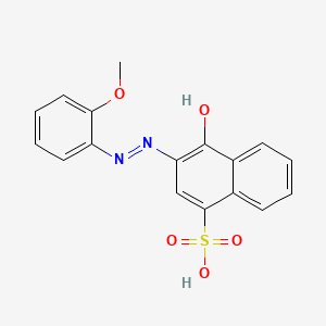 4-Hydroxy-3-[(2-methoxyphenyl)diazenyl]naphthalene-1-sulfonic acid