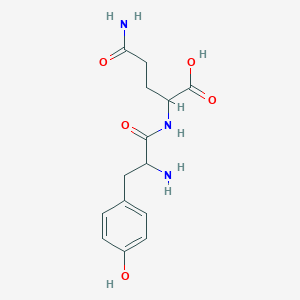 molecular formula C14H19N3O5 B12107480 Tyrosylglutamine 