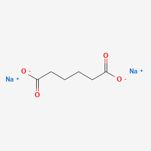 molecular formula C6H8Na2O4 B1210749 Sodium adipate CAS No. 7486-38-6