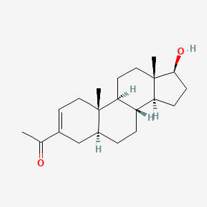 molecular formula C21H32O2 B1210752 3-Acetyl-5alpha-androstan-17beta-ol CAS No. 17006-89-2