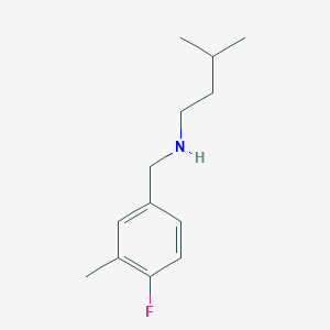 molecular formula C13H20FN B12107553 [(4-Fluoro-3-methylphenyl)methyl](3-methylbutyl)amine 