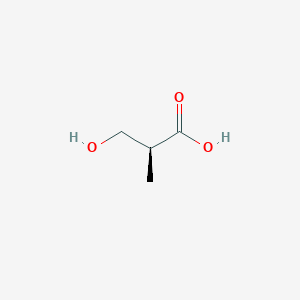 molecular formula C4H8O3 B1210758 (S)-3-hydroxyisobutyric acid CAS No. 26543-05-5