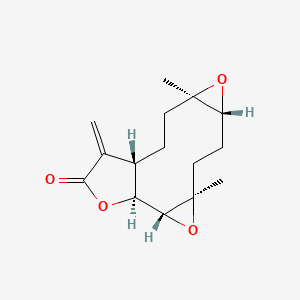 molecular formula C15H20O4 B1210762 Michelenolide CAS No. 66392-96-9