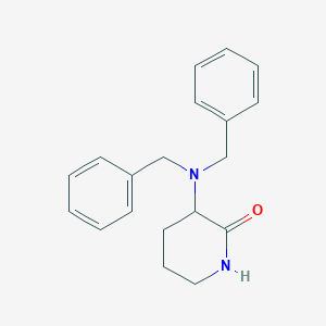 molecular formula C19H22N2O B12107644 (S)-3-(dibenzylamino)piperidin-2-one 
