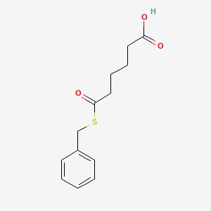 molecular formula C13H16O3S B12107747 6-(Benzylsulfanyl)-6-oxohexanoic acid CAS No. 6966-13-8