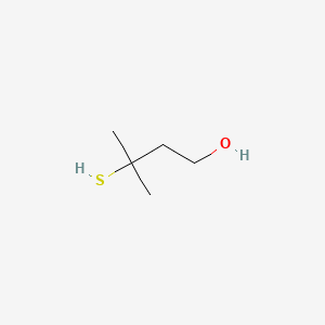 molecular formula C5H12OS B1210777 3-巯基-3-甲基-1-丁醇 CAS No. 34300-94-2