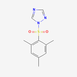 B1210778 1-(Mesitylsulfonyl)-1H-1,2,4-triazole CAS No. 54230-59-0