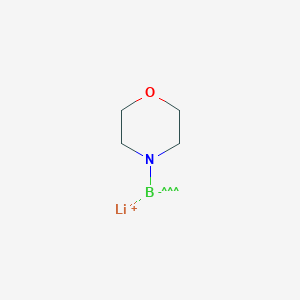 molecular formula C4H8BLiNO B121078 Lithium morpholinoborohydride 1M solut CAS No. 144240-18-6