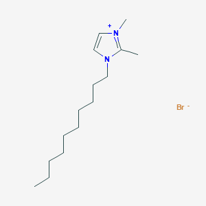 molecular formula C15H29BrN2 B12107813 1-Decyl-2,3-dimethylimidazolium bromide 