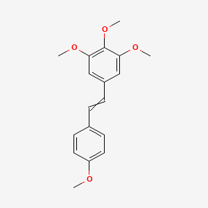 molecular formula C18H20O4 B1210783 3,4,4',5-Tetramethoxystilbene 