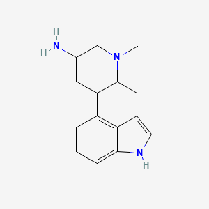 molecular formula C15H19N3 B12107939 Ergolin-8-amine, 6-methyl-, (8a)- 