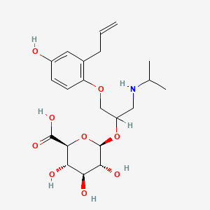 4-Hydroxyalprenolol glucuronide