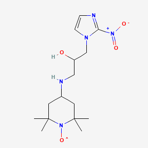 (4-{[2-Hydroxy-3-(2-nitro-1h-imidazol-1-yl)propyl]amino}-2,2,6,6-tetramethylpiperidin-1-yl)oxidanyl