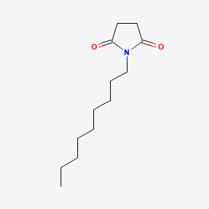 molecular formula C13H23NO2 B1210798 N-Nonylsuccinimide CAS No. 94242-58-7