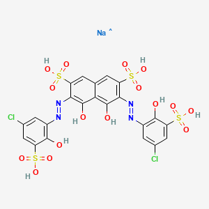 molecular formula C22H14Cl2N4NaO16S4 B12107989 CID 137248957 