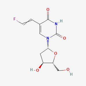 5-(2-fluoroethenyl)-1-[(2R,4S,5R)-4-hydroxy-5-(hydroxymethyl)oxolan-2-yl]pyrimidine-2,4-dione