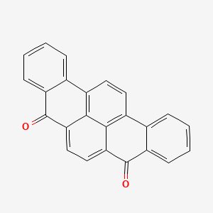 molecular formula C24H12O2 B12108034 Benzo(rst)pentaphene-5,8-dione 