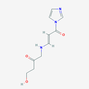 molecular formula C10H13N3O3 B12108100 (mixture E/Z) 