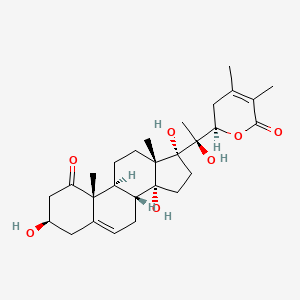 molecular formula C28H40O7 B1210811 3-HDH-withanolide F CAS No. 87168-24-9