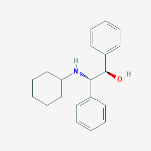 molecular formula C20H25NO B121082 (1R,2S)-2-(Cyclohexylamino)-1,2-diphenylethanol CAS No. 153322-13-5