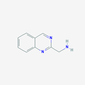 molecular formula C9H9N3 B12108213 Quinazolin-2-ylmethanamine 