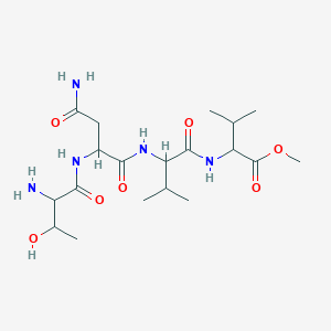 molecular formula C19H35N5O7 B12108216 Eglin c (60-63)-methyl ester 