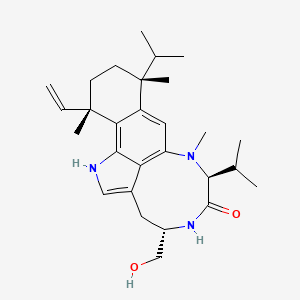 molecular formula C28H41N3O2 B1210826 Teleocidin B-2 CAS No. 95189-05-2