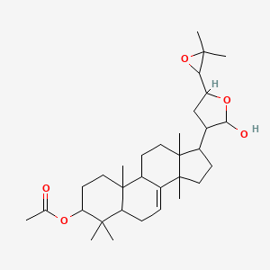 molecular formula C32H50O5 B12108265 (13alpha,14beta,17S,20S,21R,23R,24S)-21,23 