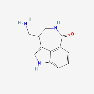 3-(Aminomethyl)-3,4,5,6-tetrahydro-6-oxo-1H-azepino(5,4,3-cd)indole