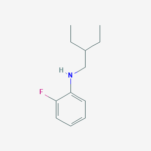 molecular formula C12H18FN B12108285 N-(2-ethylbutyl)-2-fluoroaniline 