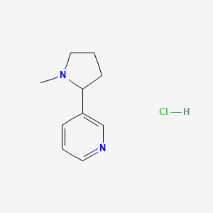 molecular formula C10H15ClN2 B12108315 Nicotinehydrochloride 