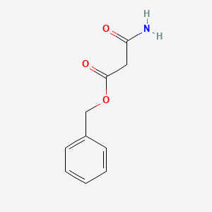 molecular formula C10H11NO3 B12108379 Benzyl 3-amino-3-oxopropanoate 