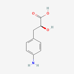 molecular formula C9H11NO3 B1210838 4-Aminophenyllactic CAS No. 66592-67-4