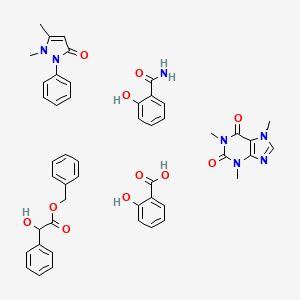 molecular formula C48H49N7O11 B1210839 Spalt-tablette CAS No. 79173-13-0