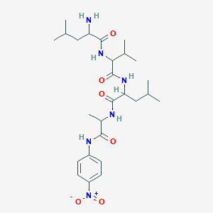 molecular formula C26H42N6O6 B12108393 H-DL-Leu-DL-Val-DL-Leu-DL-Ala-pNA 