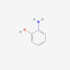 molecular formula C6H7NO<br>C6H4(OH)(NH2)<br>C6H7NO B121084 2-Aminophenol CAS No. 95-55-6