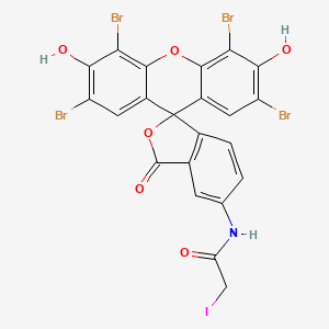 molecular formula C22H10Br4INO6 B1210848 Iodoacetamidoeosin CAS No. 69414-31-9