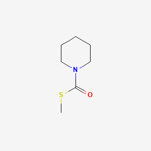 molecular formula C7H13NOS B12108493 S-Methyl 1-piperidinecarbothioate CAS No. 3012-97-3