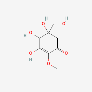 molecular formula C8H12O6 B1210850 Gadusol CAS No. 76663-30-4