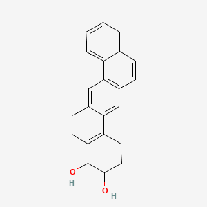 B1210852 1,2,3,4-Tetrahydronaphtho[1,2-b]phenanthrene-3,4-diol CAS No. 83197-99-3