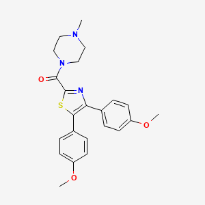 molecular formula C23H25N3O3S B1210854 FR122047 