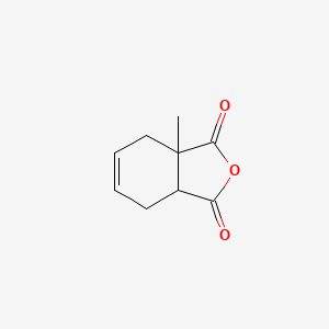 molecular formula C9H10O3 B1210856 1,2,3,6-Tetrahydromethylphthalic anhydride CAS No. 26590-20-5
