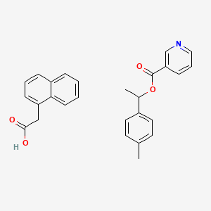 molecular formula C27H25NO4 B1210859 Galle-donau CAS No. 8060-75-1
