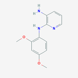 molecular formula C13H15N3O2 B12108594 N2-(2,4-dimethoxyphenyl)-2,3-Pyridinediamine 