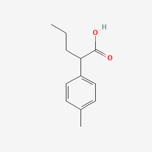 molecular formula C12H16O2 B12108607 2-(p-Tolyl)pentanoic acid 