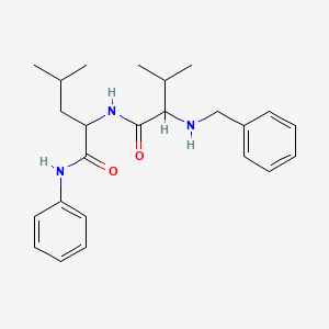 molecular formula C24H33N3O2 B12108634 Bzl-val-leu-anilide 