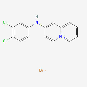 molecular formula C15H11BrCl2N2 B1210865 Nolinium bromide CAS No. 40759-33-9