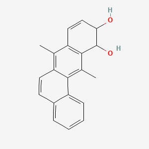 molecular formula C20H18O2 B1210873 trans-10,11-Dihydro-7,12-dimethylbenz(a)anthracene-10,11-diol CAS No. 72471-79-5